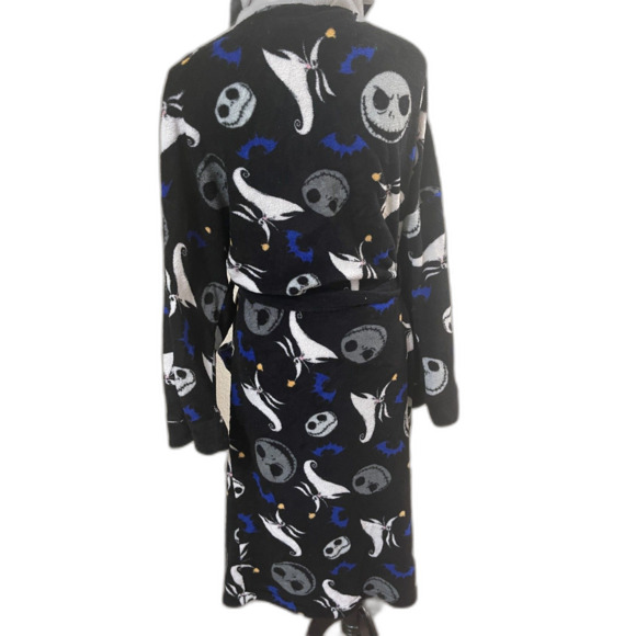 Vintage Disney Nightmare Before Christmas Jack Skellington Plush Robe SIZE L/XL - Picture 3 of 9